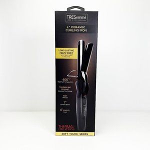 TRESemmé 1” Ceramic Hair Curling Iron Professional Soft Touch Series BRAND NEW